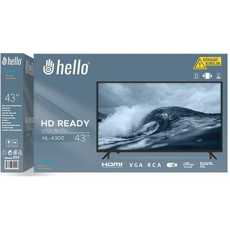 Hello 43" 109 Ekran Dahili Uydu Alıcılı Led Tv