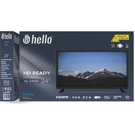 Hello 24" 61 Ekran Dahili Uydu Alıcılı Lcd-Led Tv