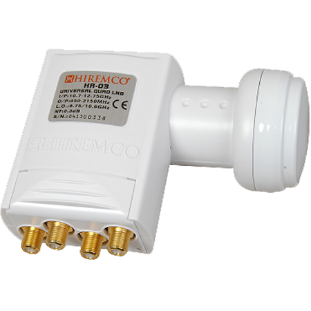 Hiremco Dörtlü Universal LNB